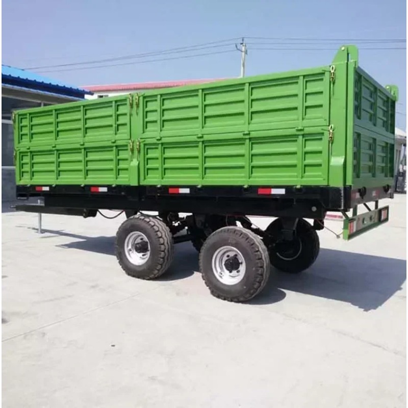Organic Farming Of Agriculture - Tandem Axles 4 Wheel 10 Ton