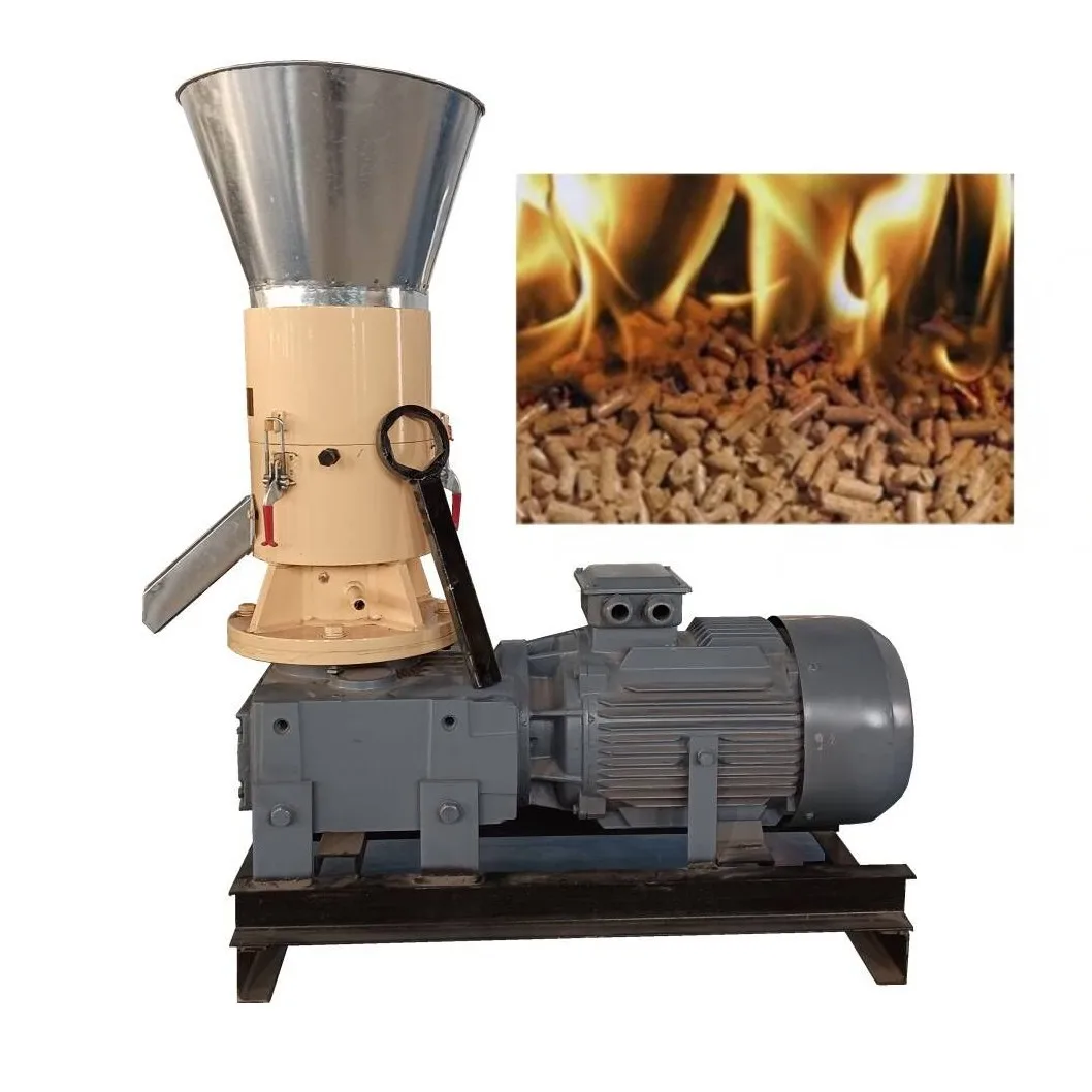 Wood Pellet Making Machine - Small Sawdust Straw Fire Pto Biomass