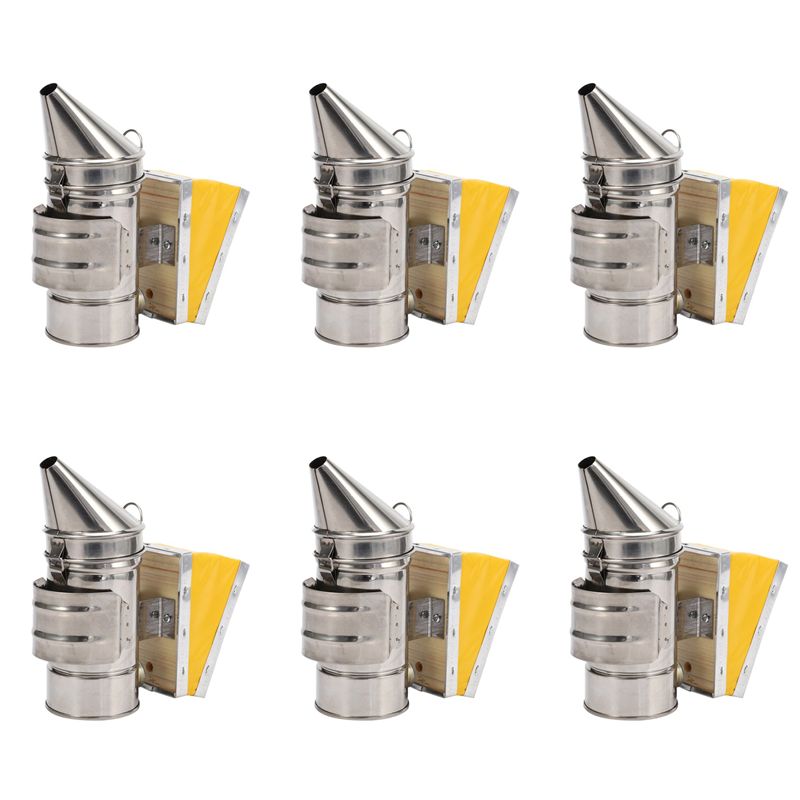 Bee Smoker Tool - A84E-6X Stainless Steel Bee House Smoker
