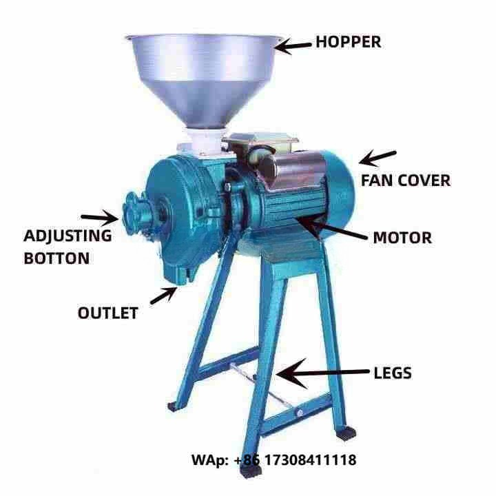 Grain Mill Grinder - 1year Warranty Pulverizer Maize Pulverize Home