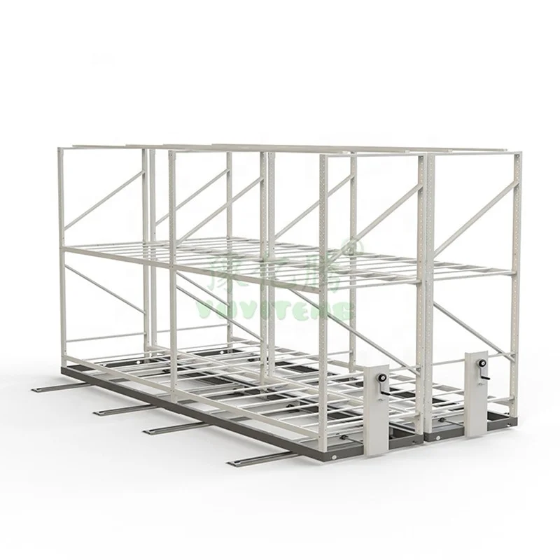 Hydroponic Farming Agriculture - Large Greenhouse Vertical Grow Rack Fan