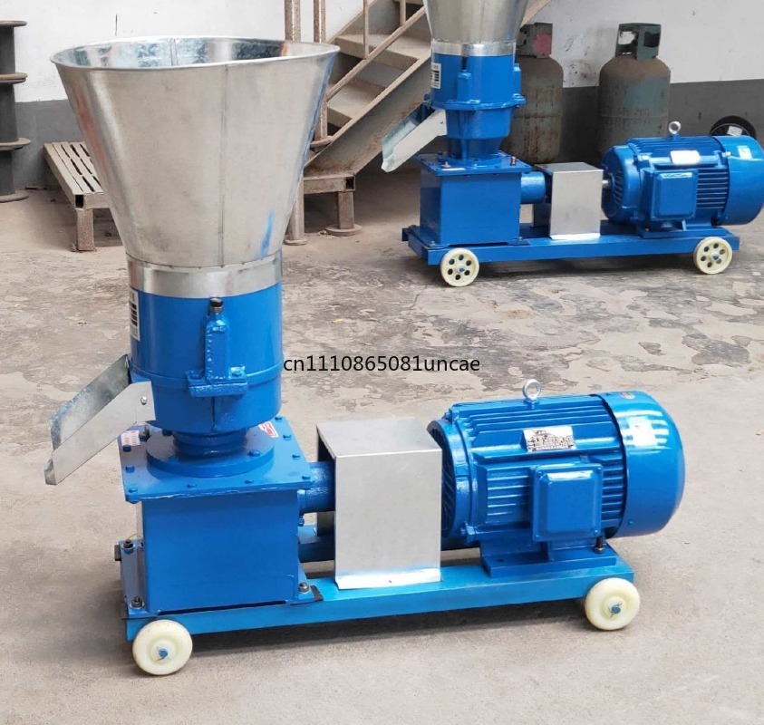 Wood Pellet Making Machine - 100kg/h-120kg/h Multi-function Pellet Mill 220V 380V