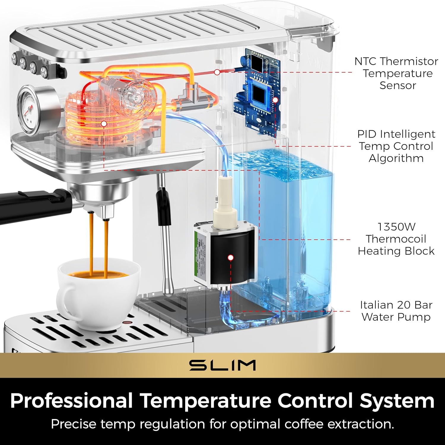 20 Bar Espresso Machine with M - Milking Machine ulasan dan harga