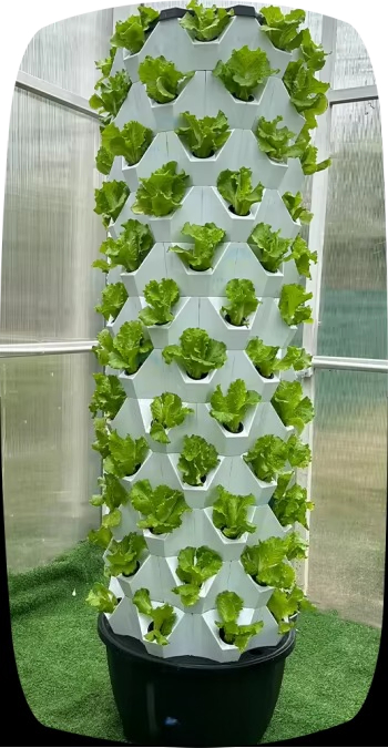 Vertical Garden Tower Wheels M - Hydroponic Farming Agriculture ulasan dan harga