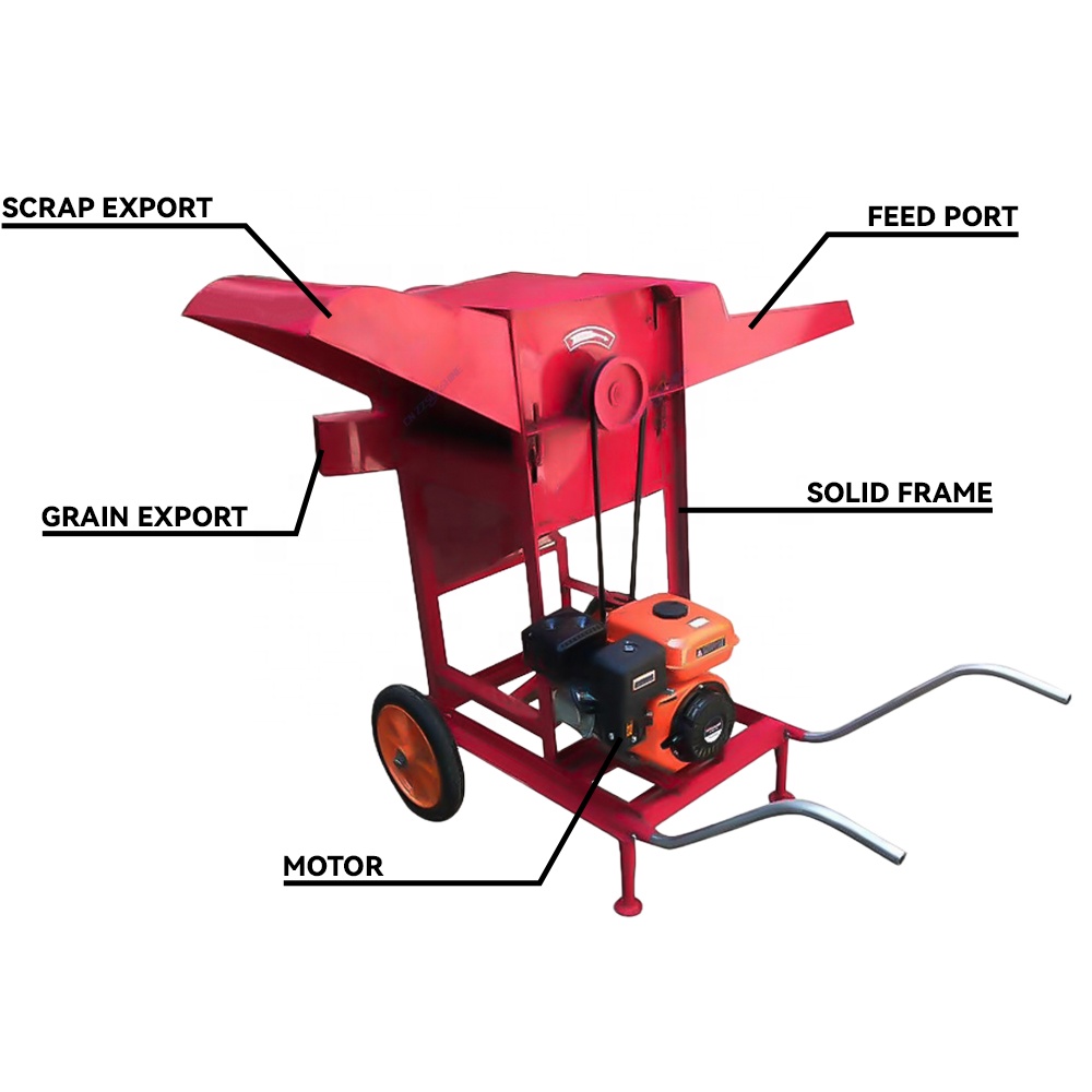 High Efficiency Maize Thresher - Rice Thresher Machine ulasan dan harga