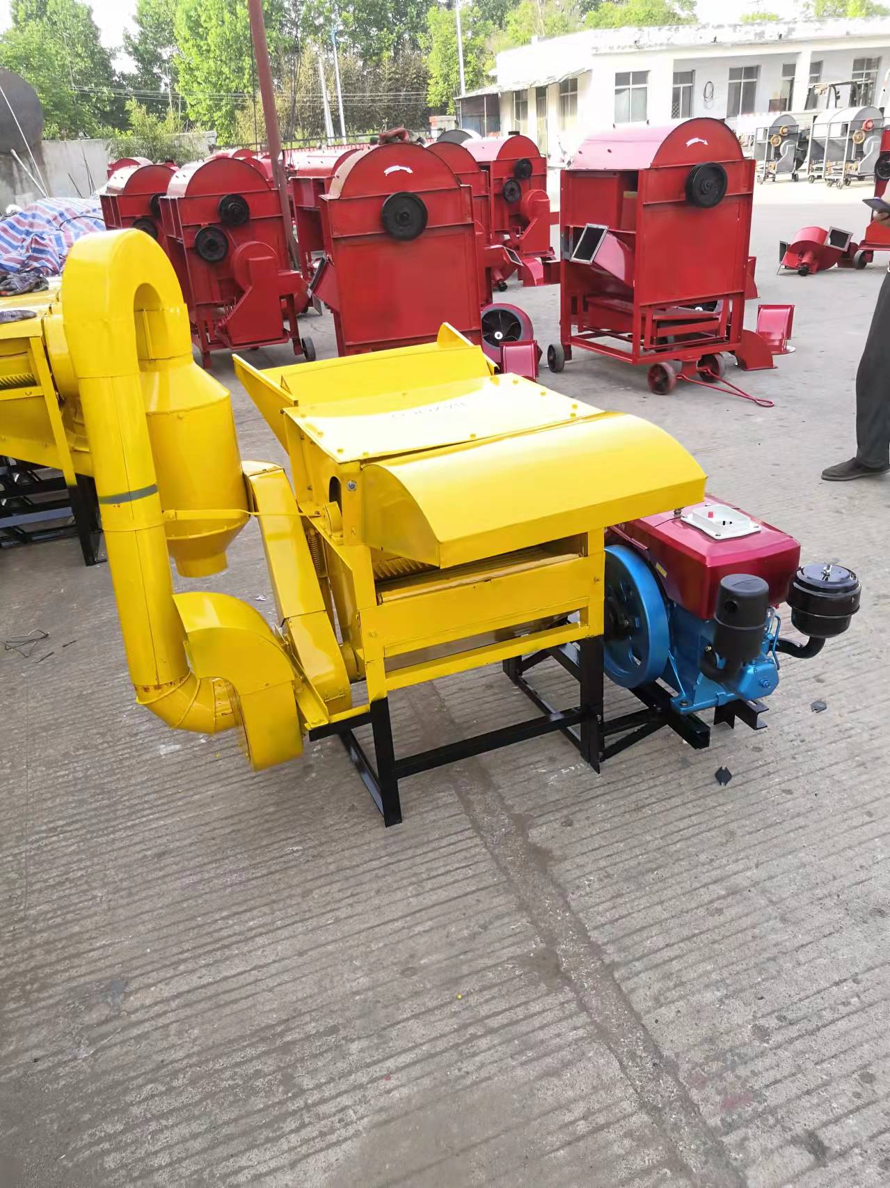 Multifunctional Threshing Mach - Rice Thresher Machine ulasan dan harga