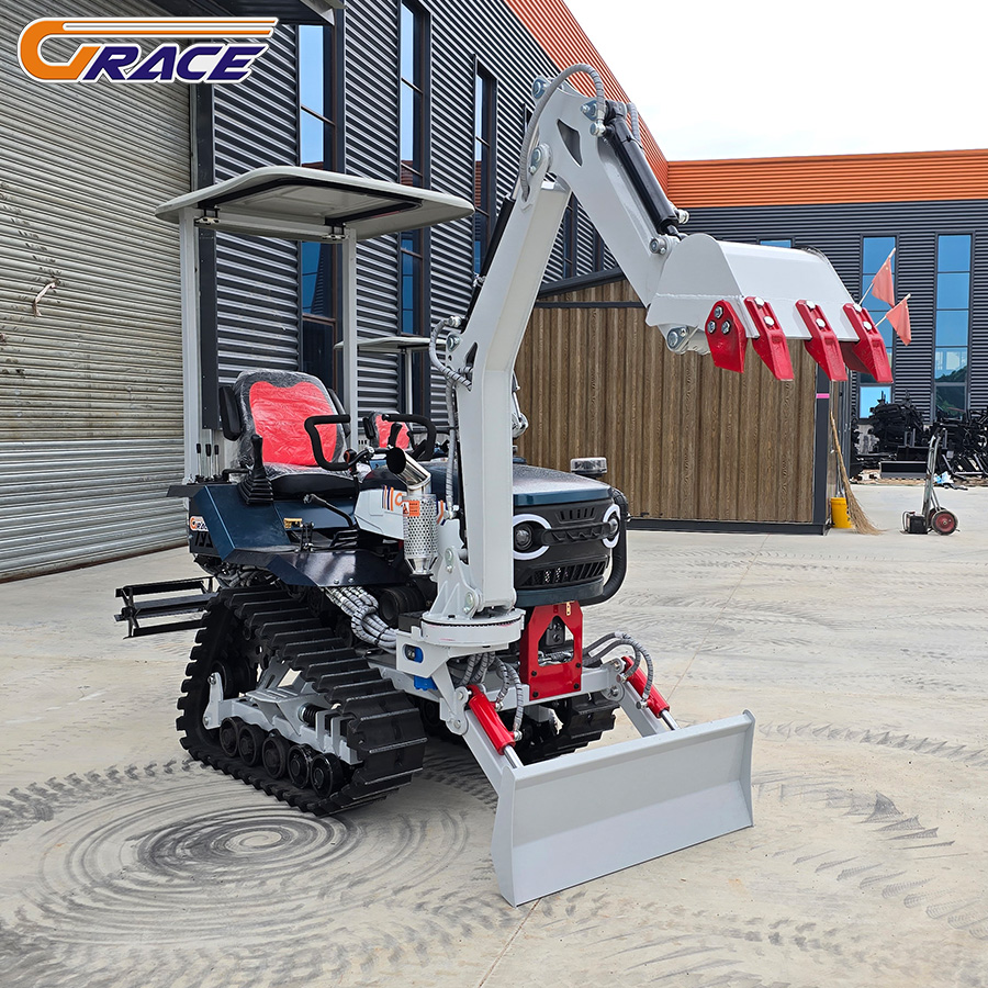 30HP Diesel Rubber Track Crawl - Agriculture Farming Equipments ulasan dan harga