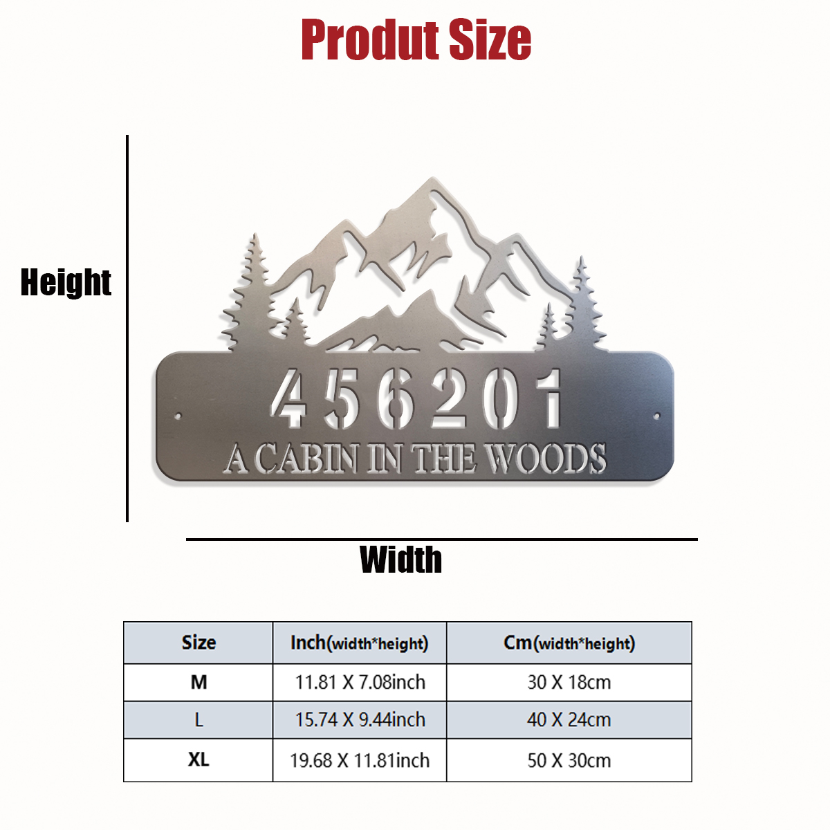 Custom mountain range Metal Wa - Farming & Agriculture Word Stacks ulasan dan harga