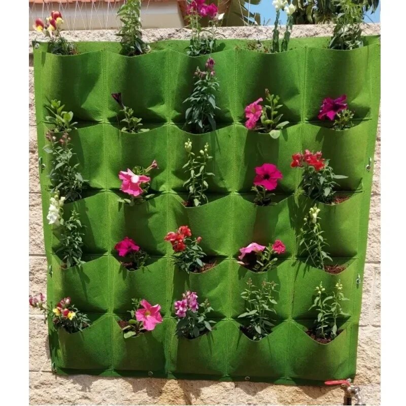 NEW Wall Hanging Pockets Plant - Agriculture Vertical Farming ulasan dan harga