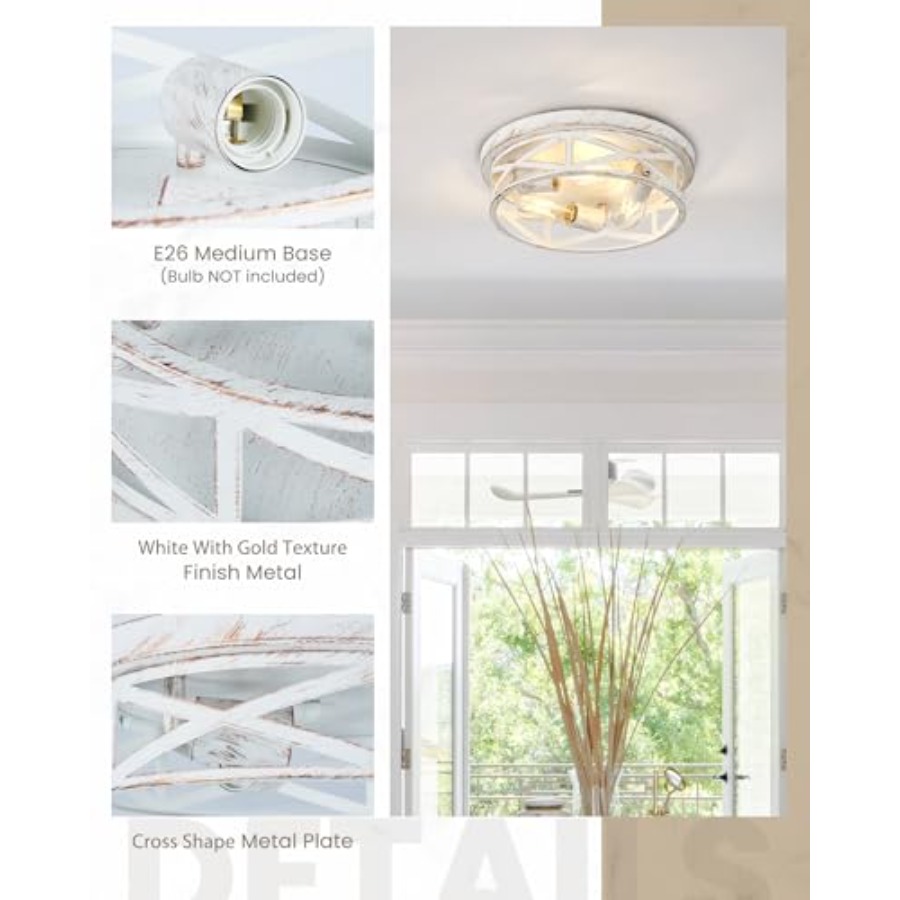 13 inch Flush Mount Ceiling Li - Farming & Agriculture Word Stacks ulasan dan harga