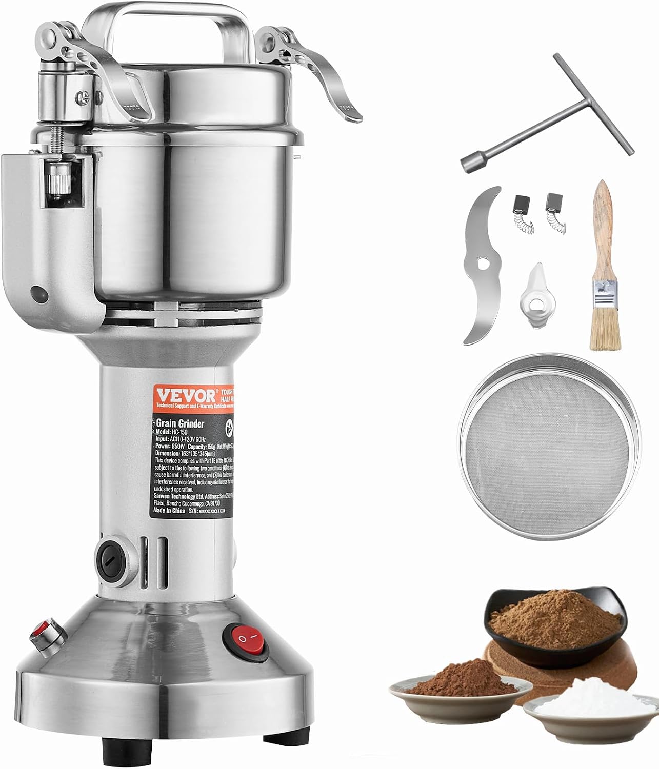2000W Electric Grain Mill Grin - Grain Mill Grinder ulasan dan harga