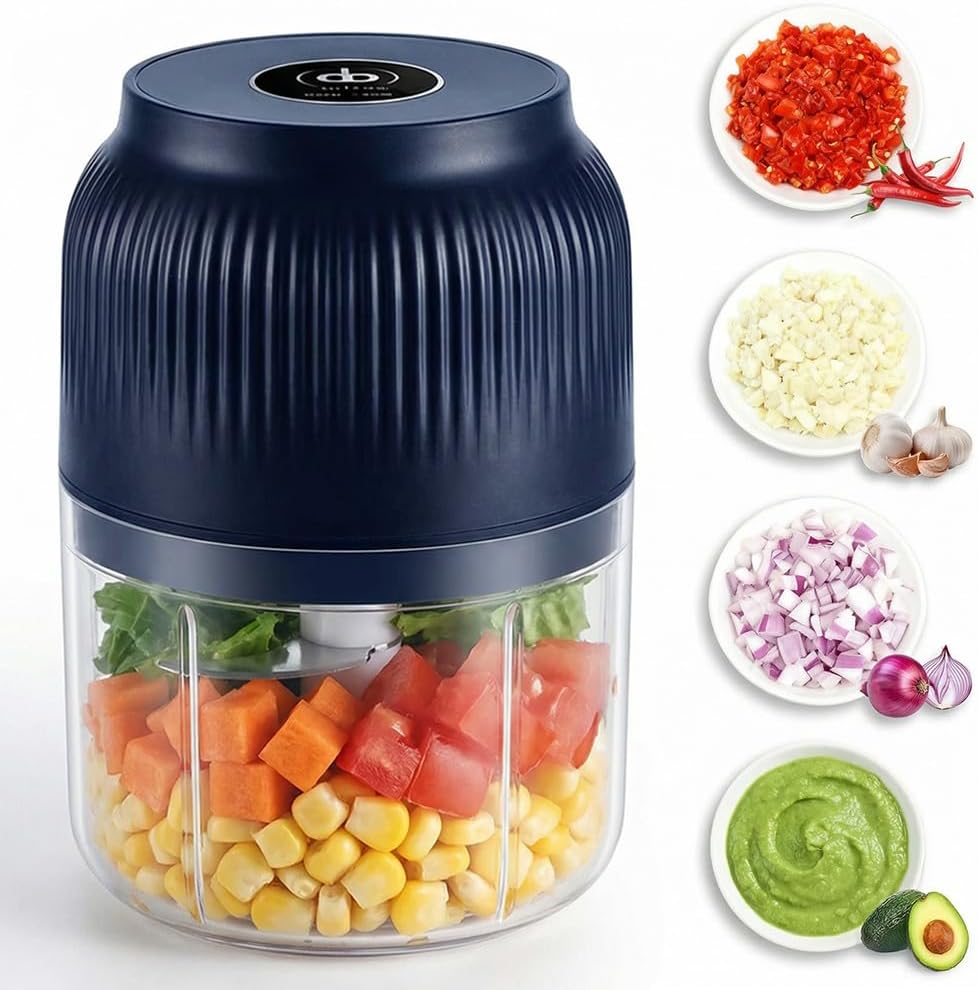 Electric Garlic Chopper, Mini  - Grain Mill Grinder ulasan dan harga