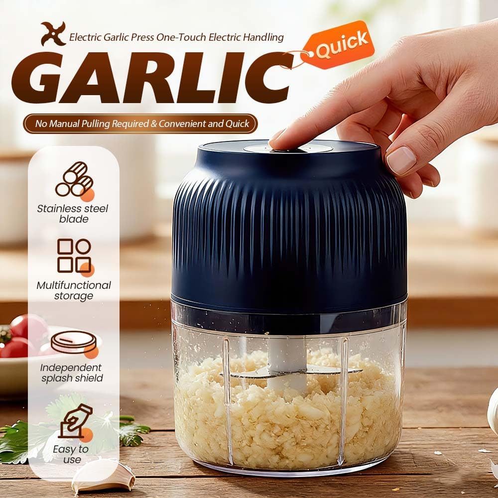 Electric Garlic Chopper, Mini  - Grain Mill Grinder ulasan dan harga