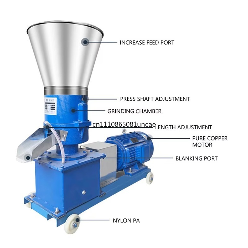 100kg/h-120kg/h Multi-function - Wood Pellet Making Machine ulasan dan harga