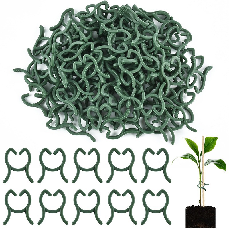 50/100pcs Garden Plant Clips V - Agriculture Vertical Farming ulasan dan harga
