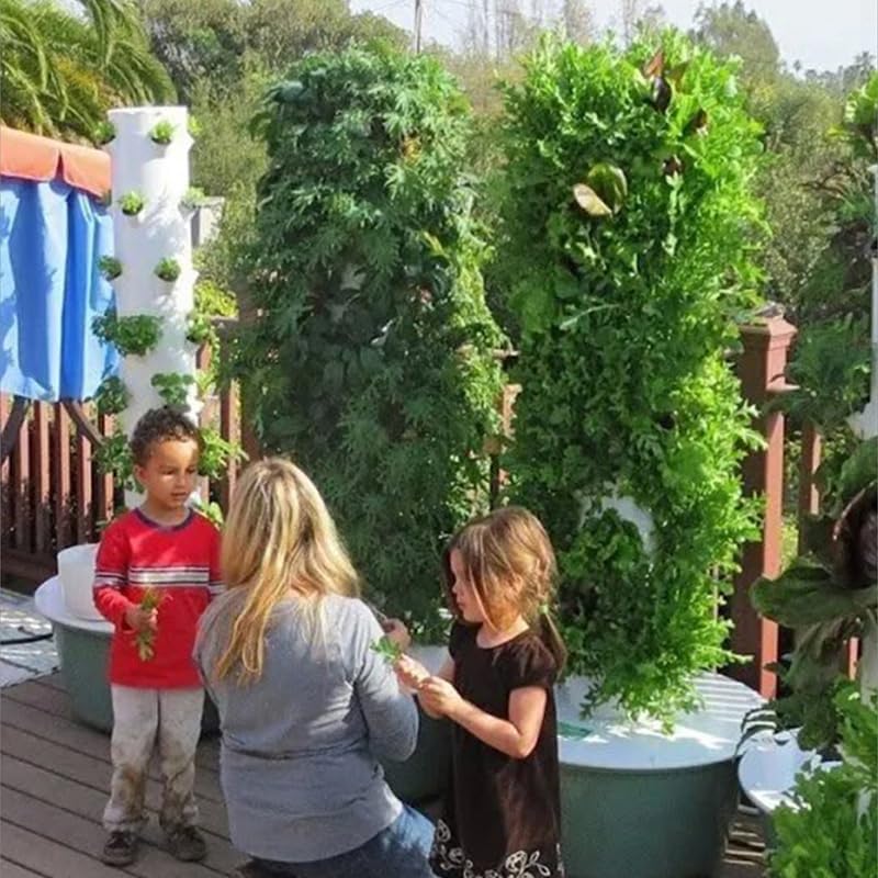 Vertical Hydroponic Grow Tower - Agriculture Vertical Farming ulasan dan harga