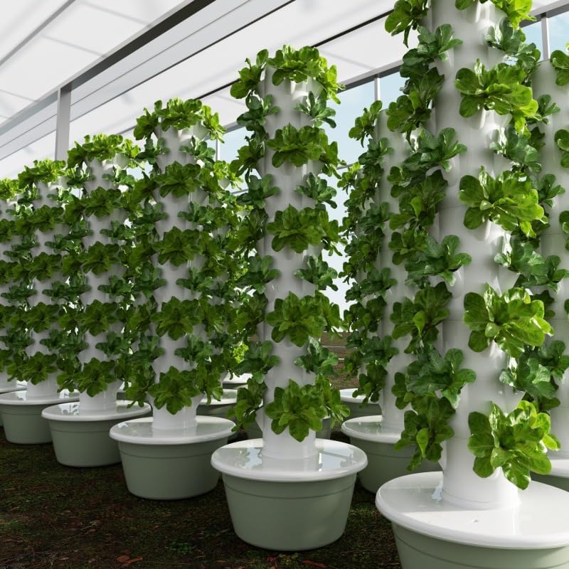 Vertical Hydroponic Grow Tower - Agriculture Vertical Farming ulasan dan harga